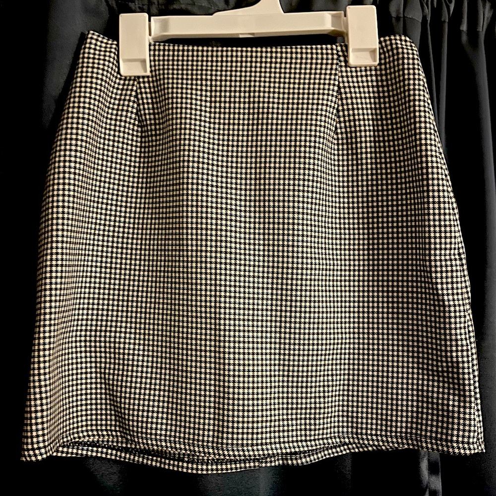 Checkered skirt